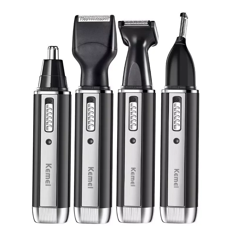 

4in1 rechargeable nose trimmer beard trimer for men micro shaver eyebrow nose hair trimmer for nose and ear cleaner grooming set