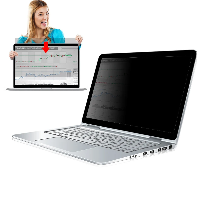 

Privacy Screen Protector Filter For Laptop 14 15.6 12.5 13 16 17 inch Notebook PC Computer Anti-spy/peep Matte Film Waterproof