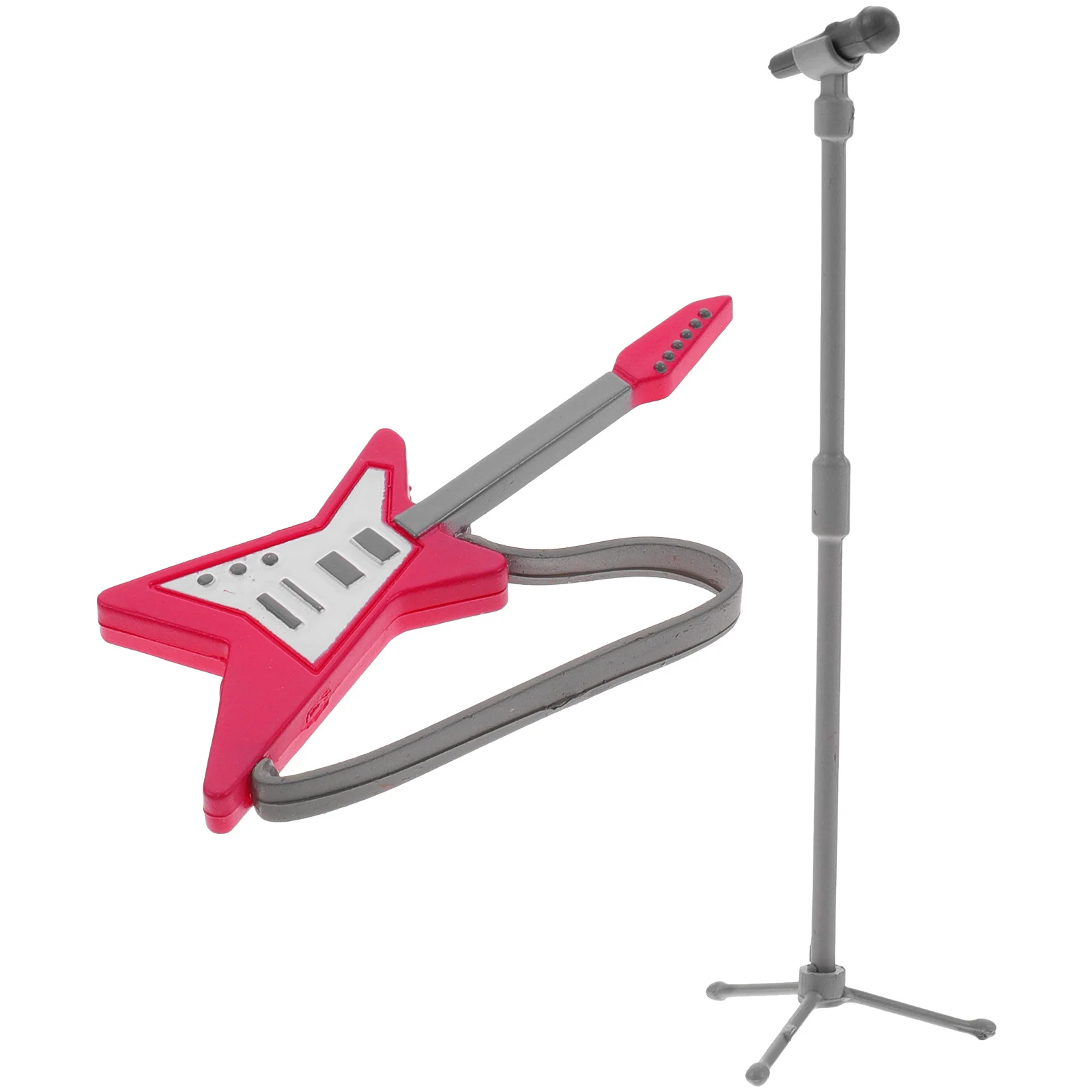 Гитарный микрофон игрушки миниатюрные модели фигурки предметы детские