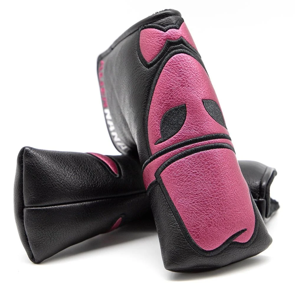 

Чехол для клюшки для гольфа Aliennana Blade Putter, чехол для головы клюшки для клюшки в гольф-клубе, Кожаные Классические чехлы с магнитом фиолетовог...