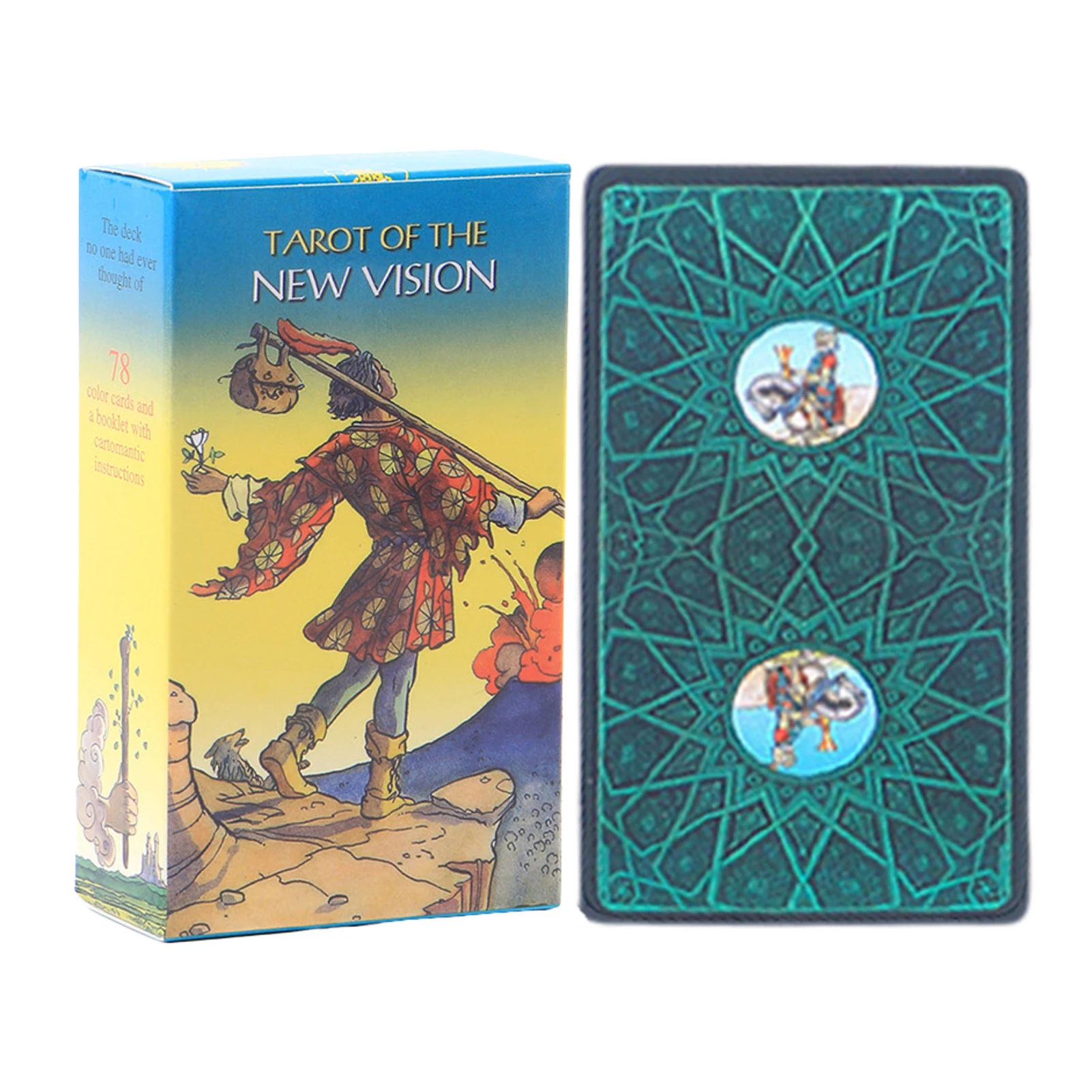 

Tarot Of New Vision Deck Set Boost Self-Confidence Magic Board Card Game English Divination Tarot Family Party Playing Card