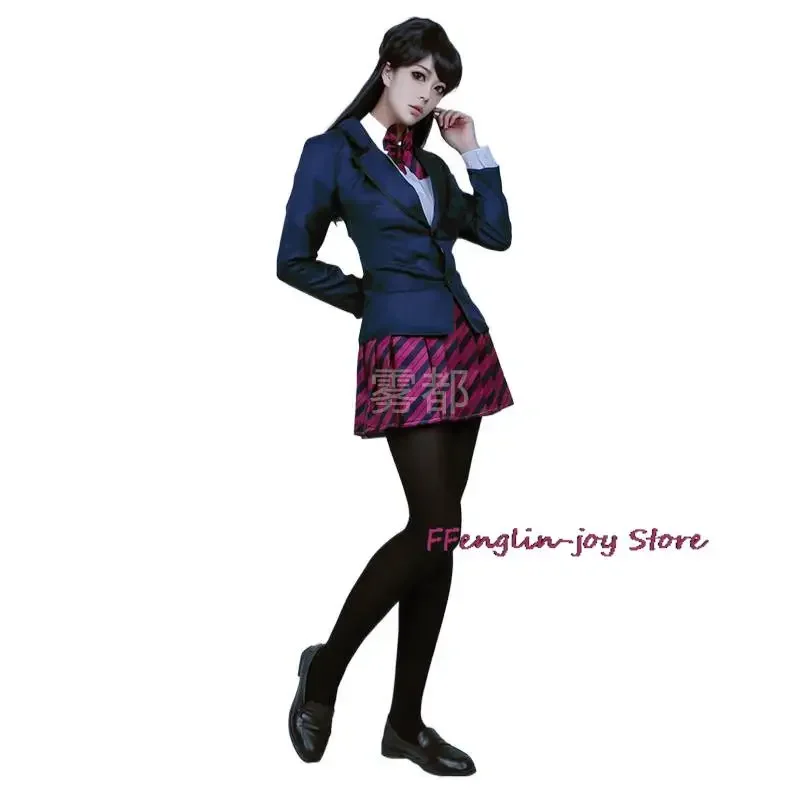 Костюм для косплея шоко Коми из аниме невозможно общаться школьная форма девочек