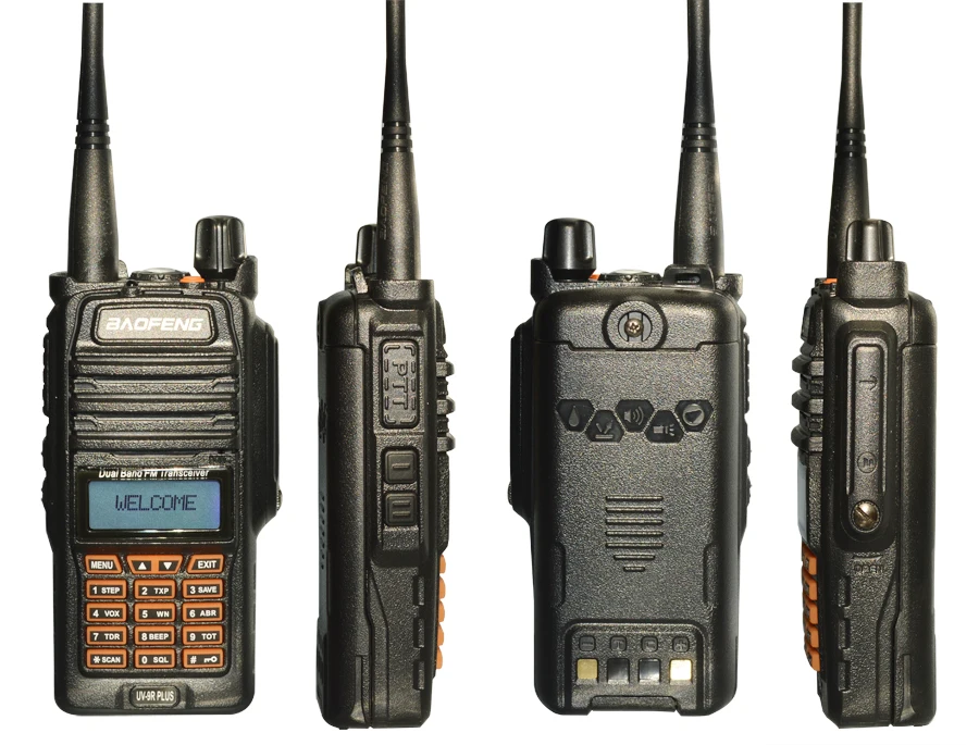 

Baofeng UV-9R PLUS Водонепроницаемая IP67 Пыленепроницаемая высокомощная 8 Вт рация UV9Rplus UHF VHF радио FM приемопередатчик UV 9R PLUS