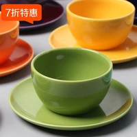 ceramic bowl and dish creative candy color dish household small dish 6 inch dessert dish lovely cake dish bone dish