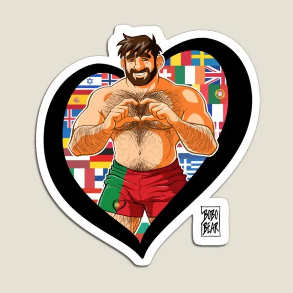 

Магнитные наклейки «Адам и я тебя люблю», Лиссабон, издание 2018, магнитный держатель для холодильника, забавный детский домашний декор, милая...