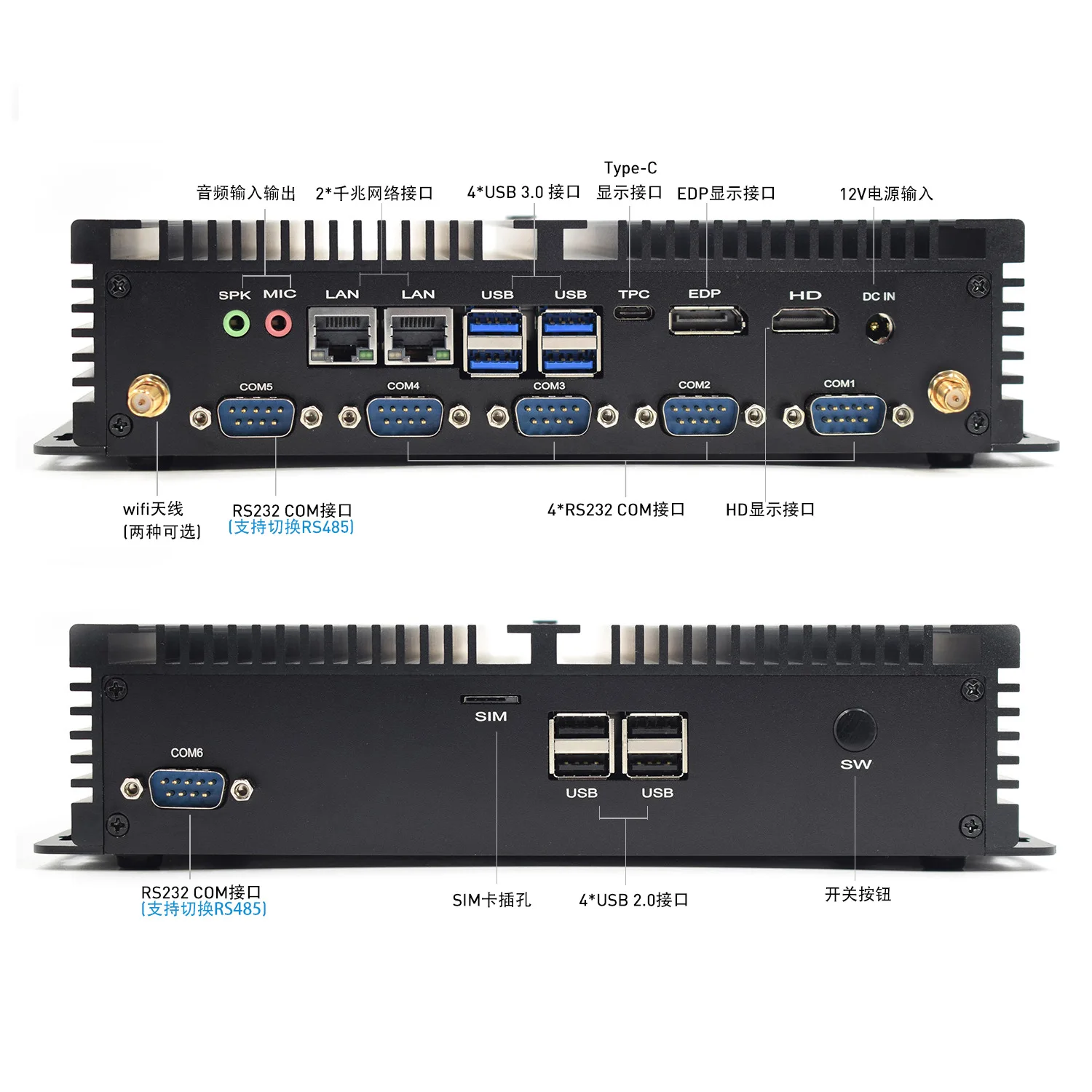 Компьютер тройной микроскопический компьютер многофункциональные промышленные