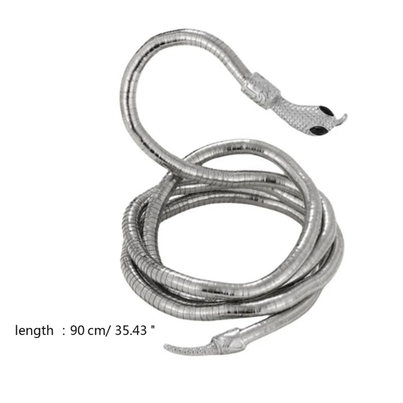 Многоцелевое гибкое ожерелье в виде змеи вечерние ювелирные изделия гибкие