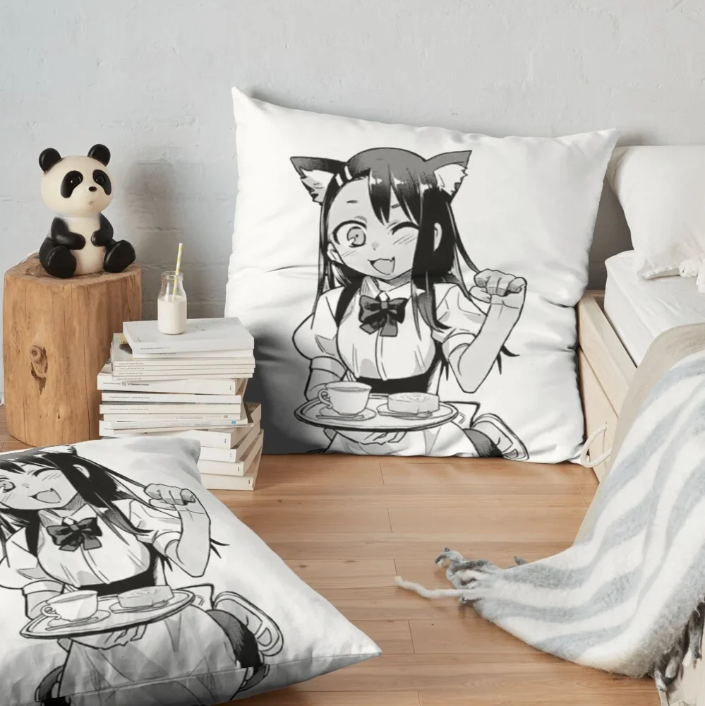 Ijiranaide Nagatoro San Cat Maid домашние модные аксессуары декоративная подушка