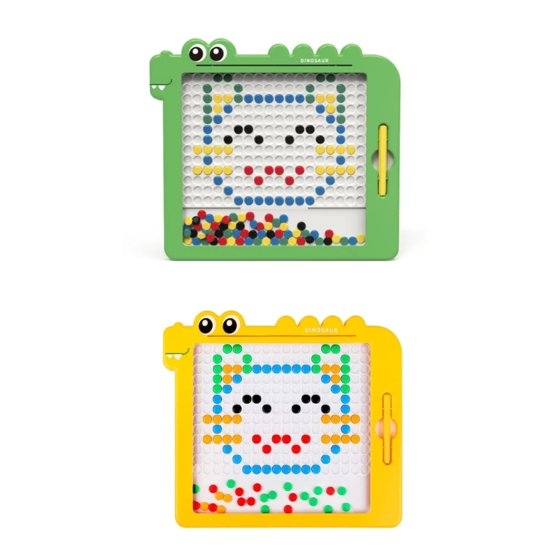 

Magnetic Dot Board for Kids Doodle Board Brain Developmental Toddler Drawing Toy