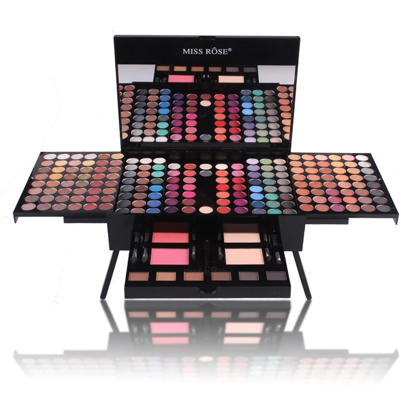 

180 Colors Piano Case Set Professional Eyeshadow Blush Cosmetic Foundation Face Powder Makeup Sets Eye Shadows Makeup Palette