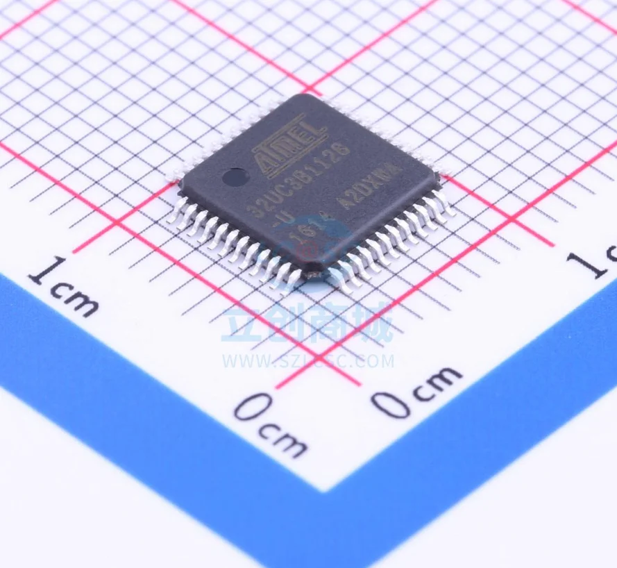 

AT32UC3B1128-AUT package TQFP-48 32-bit mcu microcontroller 32-bit 128kb