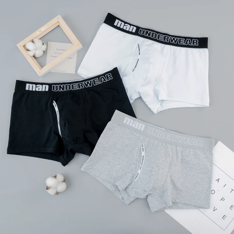 

Мужские хлопковые трусы, нижнее белье, сексуальные трусики для мужчин, нижнее белье, мужские дышащие шорты, комфортные Боксеры Трусы