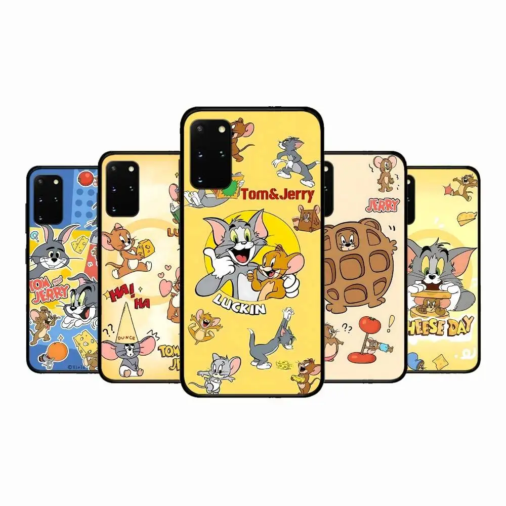 Фото Чехол с рисунком для телефона T-TomS J-JerryS для Samsung S 9, 10, 20, 21, 22, 23, 30, 23, 24 plus lite Ultra FE S10 Lite Funda №1