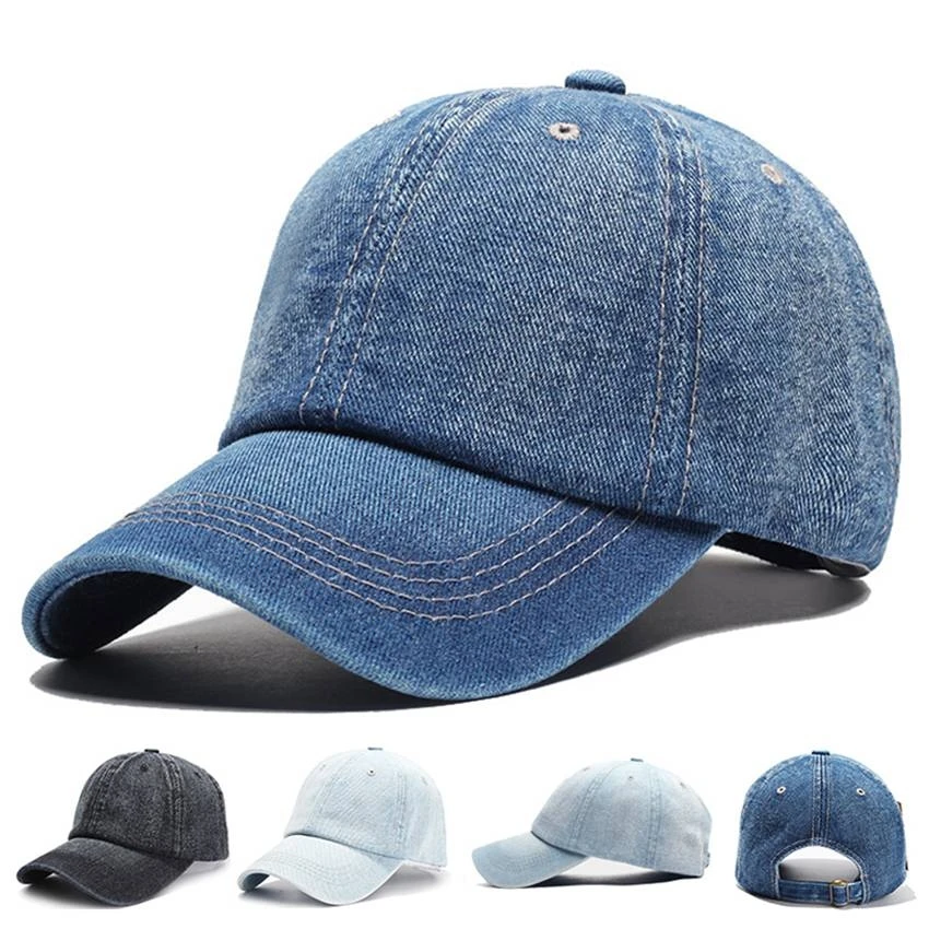 

Denim Men Women's Baseball Cap Snapbacks Hats Hip Hop Caps Fashion Outdoor Sunhat Casquette Casual Hats
