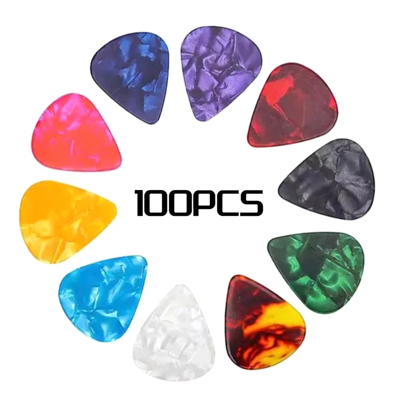 100 шт. медиаторы для гитар толщиной 0 46 мм басов акустических 30x26