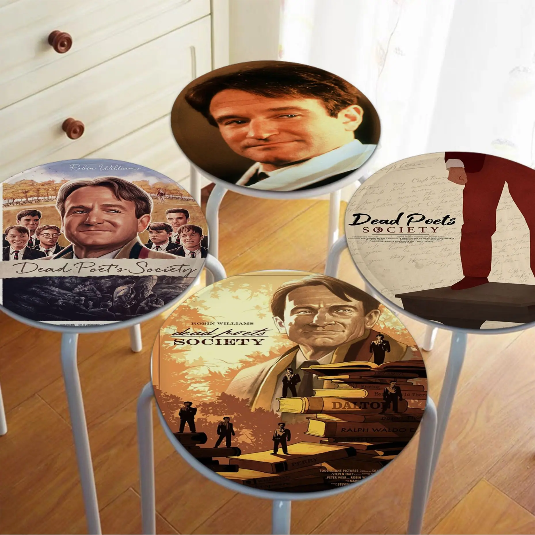 

Movie Dead Poets Society Nordic Printing Chair Mat Soft Pad Seat Cushion For Dining Patio Home Office Indoor Outdoor Sofa Decor