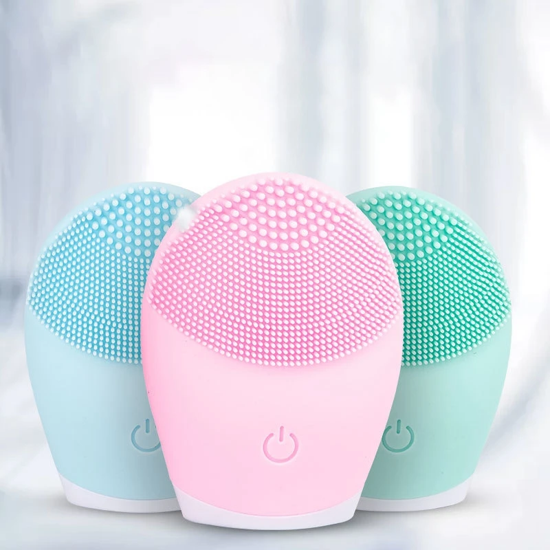 

Новый Электрический Очищающий Инструмент, аккумулятор, силиконовый Вибрационный инструмент для мытья, новый дренажный продукт, очиститель пор