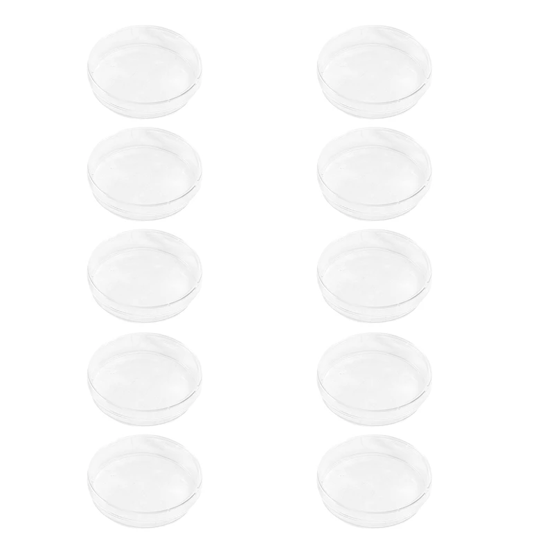 

10 pcs 60mm x 15mm polystyrene sterilized Petri dishes with lids Clear