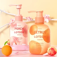 250ml citrus peach water sensing lactobacillus moisturizes whitens and softens the skin brightening body lotion free shipping