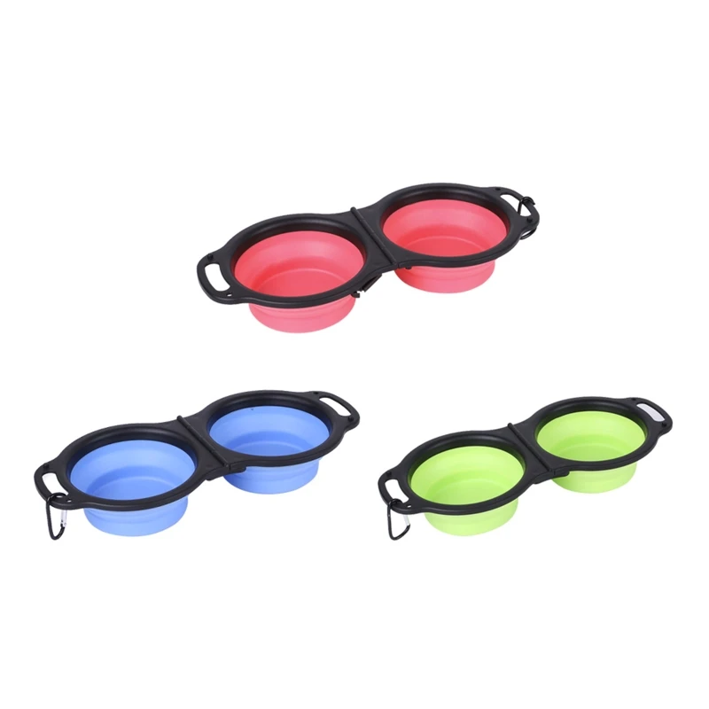 

Складная Силиконовая миска для собак, большая емкость для путешествий, прогулок, безопасных путешествий