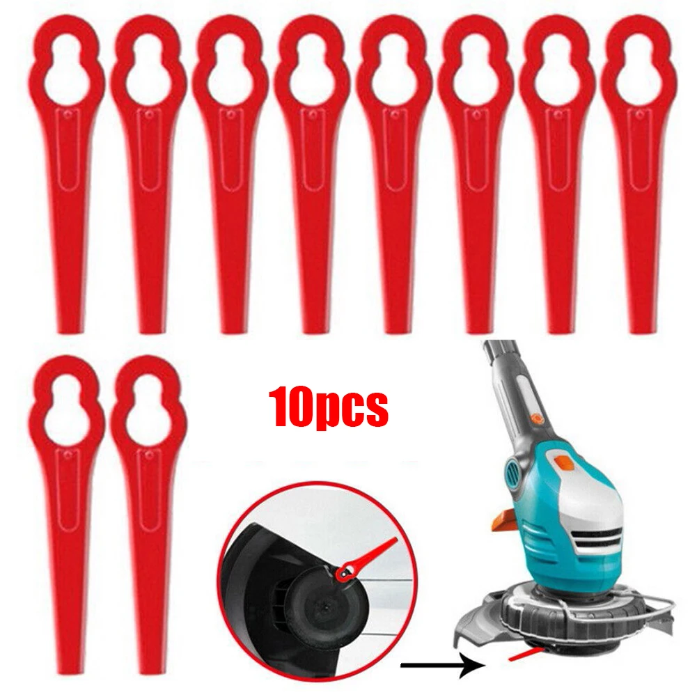 

10PCS Plastic Blades GR182 Are Suitable For FRTA 20 A1 VonHaus 20v Lawnmowers For Precise Cutting Garden Strimmertrimmer Lawnmow