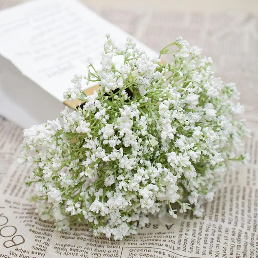

Artificial Gypsophila Babies Breath Vivid Colored Plants Bouquets Diy Wedding Home Living Room Decoration Fake Flower