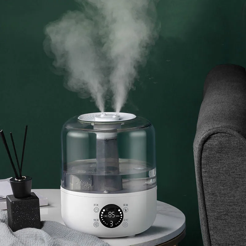 

3000ML Home Smart Air Humidifier Remote Control Office Essential Oil Aroma Diffuser Timing Mist Adjustable Double Ports Mister