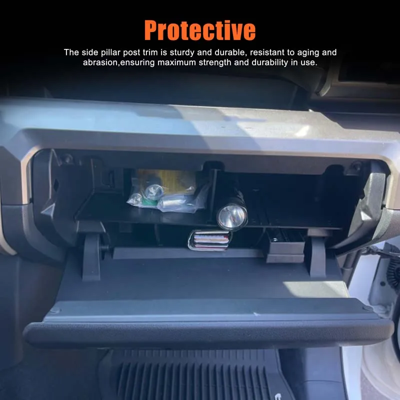 Для 24+ Toyota Tacoma перчаточный ящик разделитель из АБС-пластика набор 4 предметов