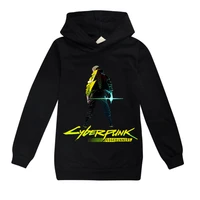 kids anime cyberpunk edgerunners hoodies 2 15y childrens clothing boysgirls autumn sweatshirts cool graphics cartoon tops