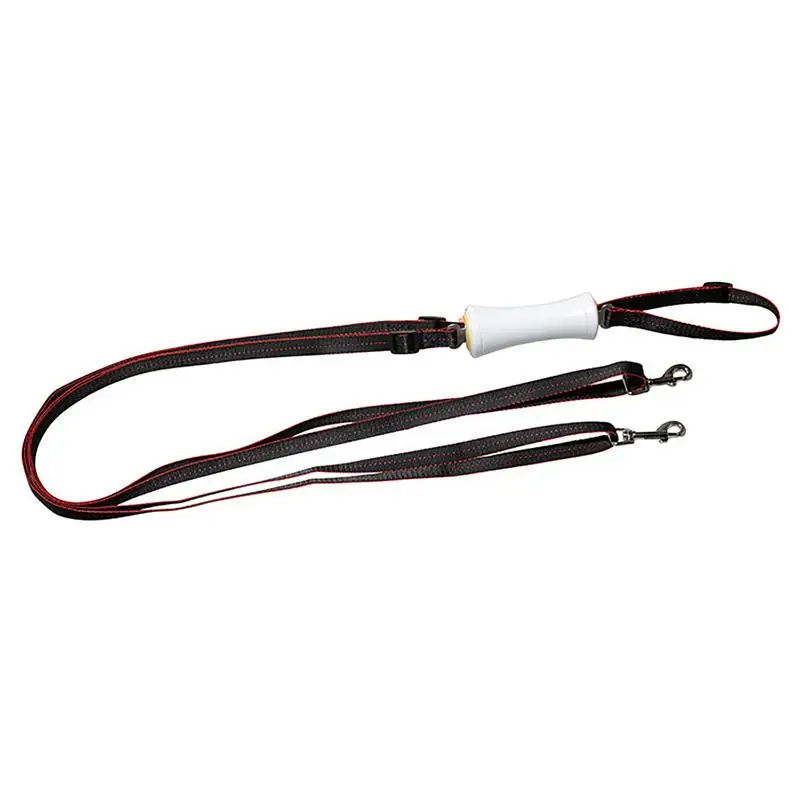 

Дрессировочный поводок для собак, нескользящий двухсторонний, ударопрочный, для малых, средних и больших питомцев, для бега