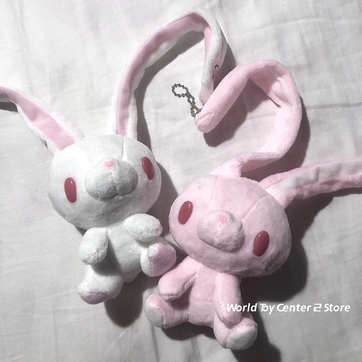 Фото Милый кулон-подвеска Gloomy Bear Rabbit Pink Bear в сидячей позе, базовый аксессуар для сумки, брелок, украшение, подарок №2