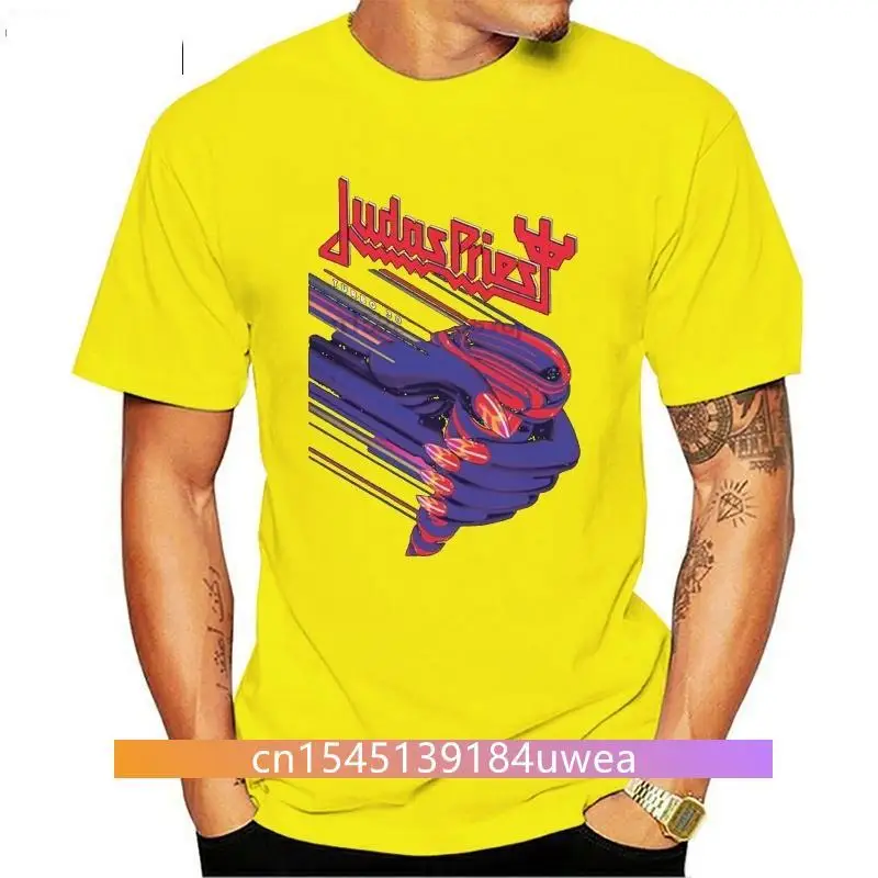New Judas Priest - Turbo 30 Brand 2021 Mens Black T-Shirt Size S-M-L-XL-XXL