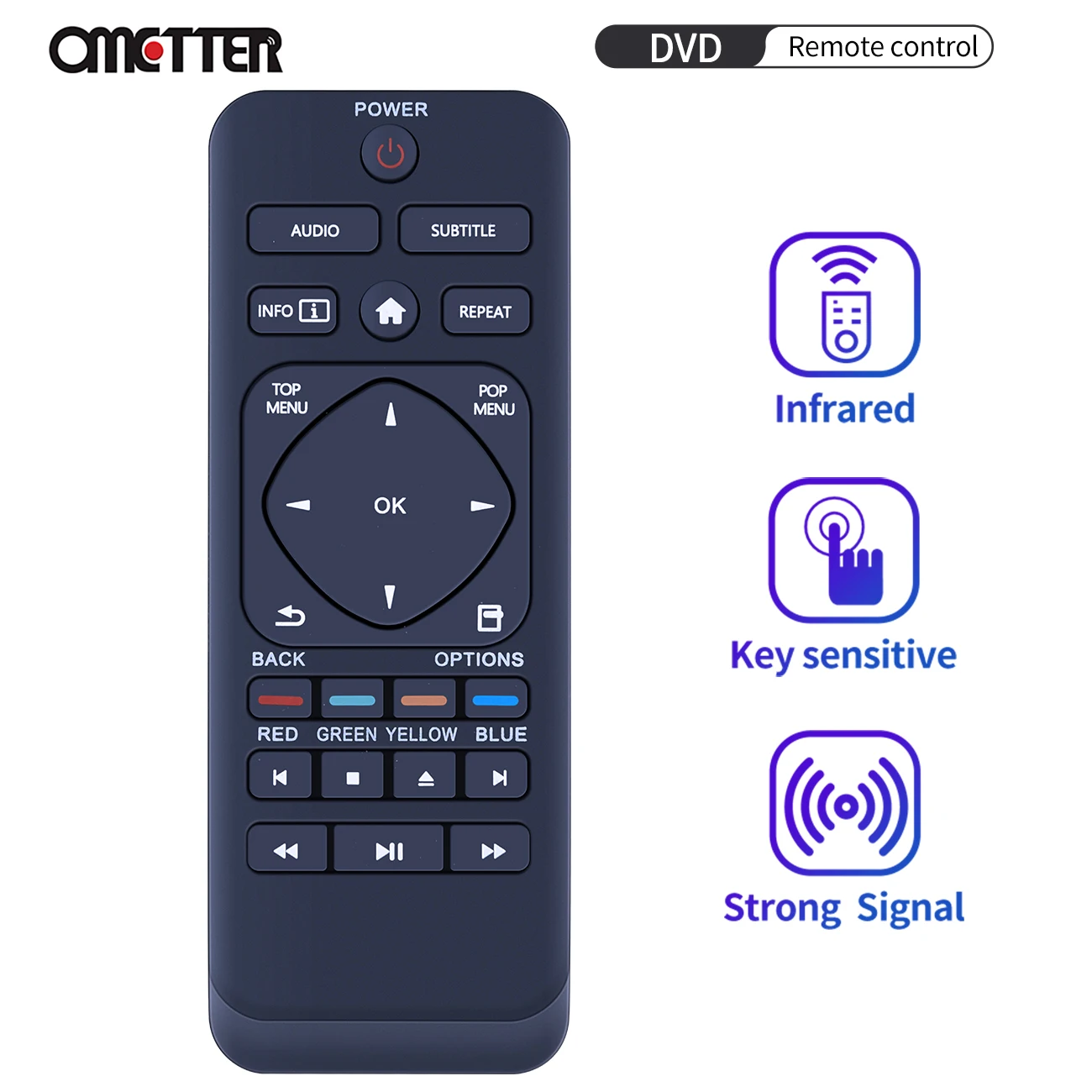 

New NC277 NC277UL for Philips Blu-ray DVD Player Remote Control BDP5502/F7 BDP5502/F7A