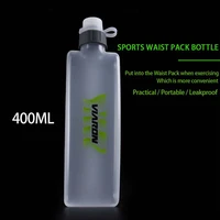 viaron 400ml fitness water bottle fanny pack water bottle sport cycling running bottle running accessories with push pull spout
