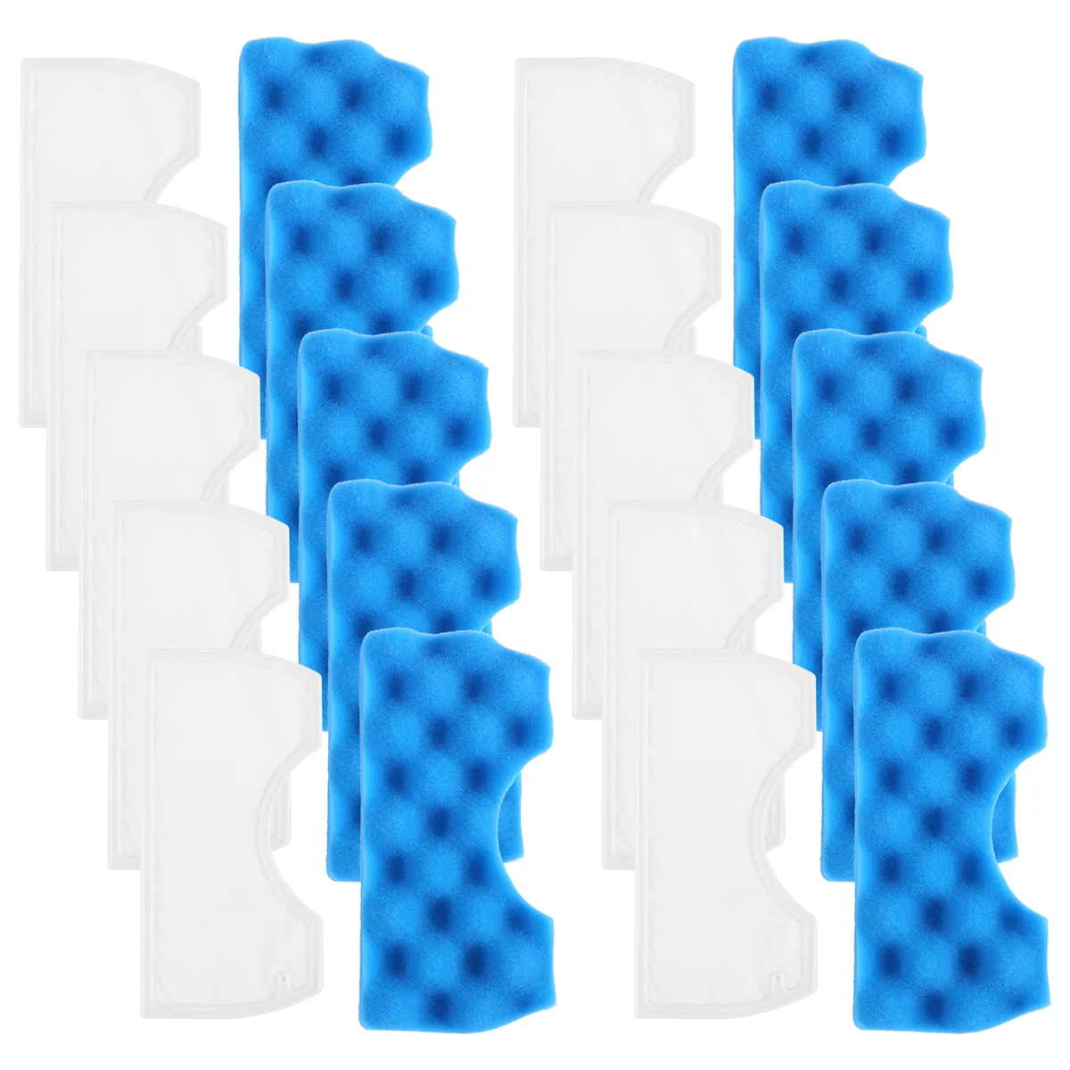 10 комплектов голубой Губчатый Фильтр белый Хлопковый фильтр для печени детали