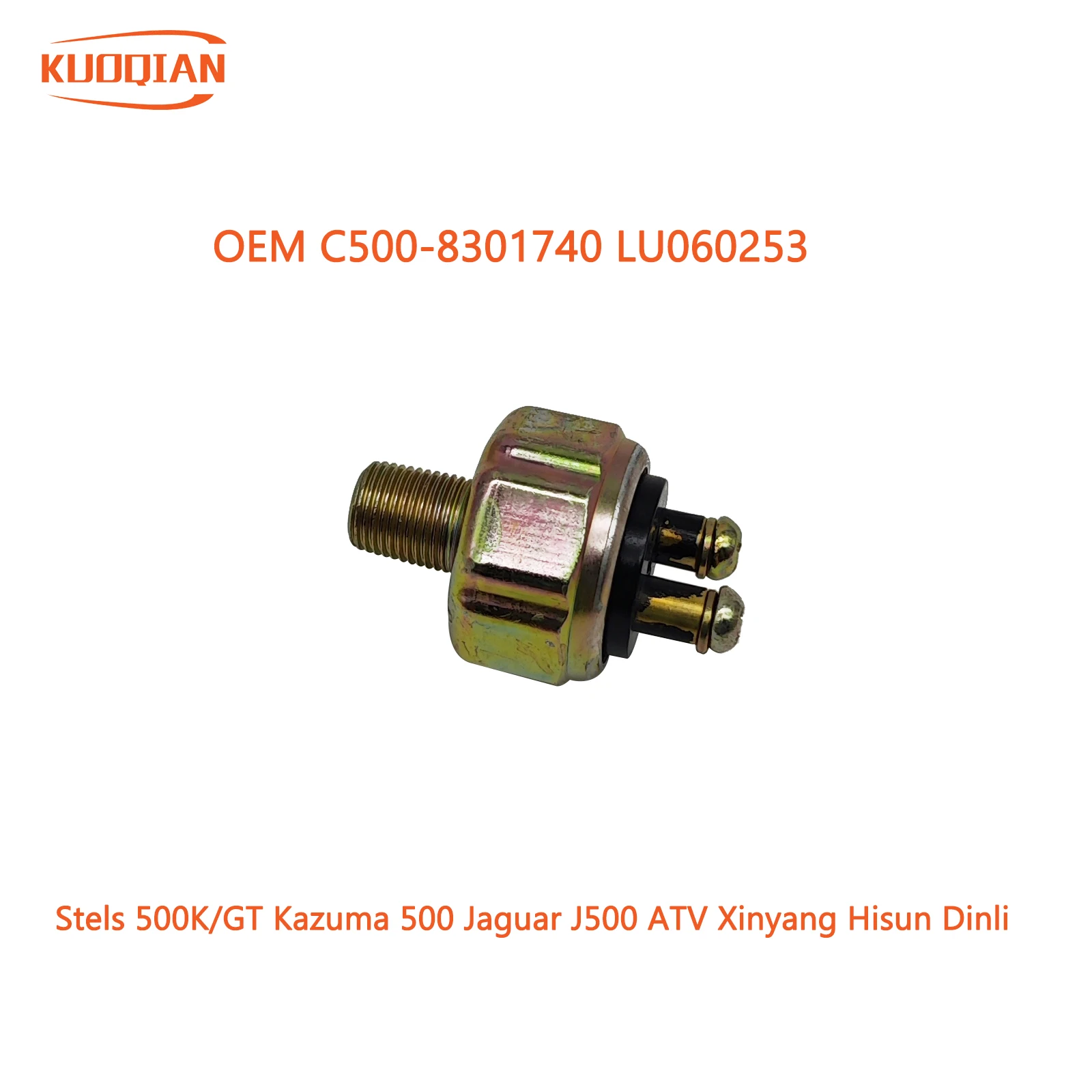 

Концевой выключатель стоп-сигнала для Stels 500K/GT Kazuma 500 Jaguar J500 ATV Xinyang Hisun Dinli OEM C500- 8301740 LU 018662