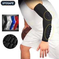 1pc arm sleeve warmers armband elbow pads support basketball breathable football elbow pad brace protector sports safety