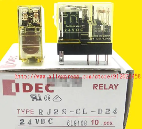 10 шт. новое оригинальное реле RJ2S-CL-D24 24 В постоянного тока RJ2S-CL-A220 220 переменного 8A