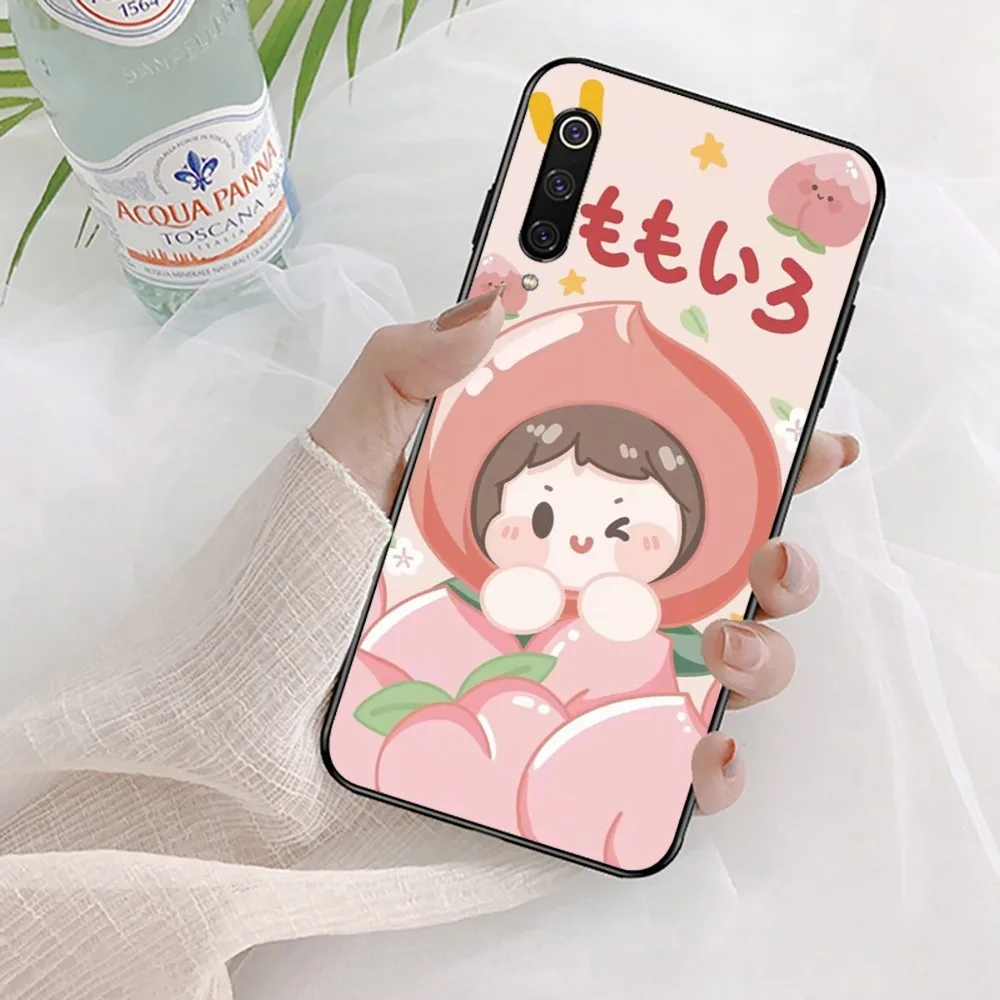 Чехол для телефона с изображением фруктов персика Xiaomi Mi 5X 8 9 10 11 12 lite pro 10T PocoX3pro PocoM3