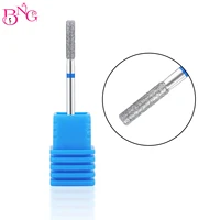 bng diamond bit small barrel shape electric nail drill file cuticle cleaner tool for rotary nail drill machine manicure pedicure