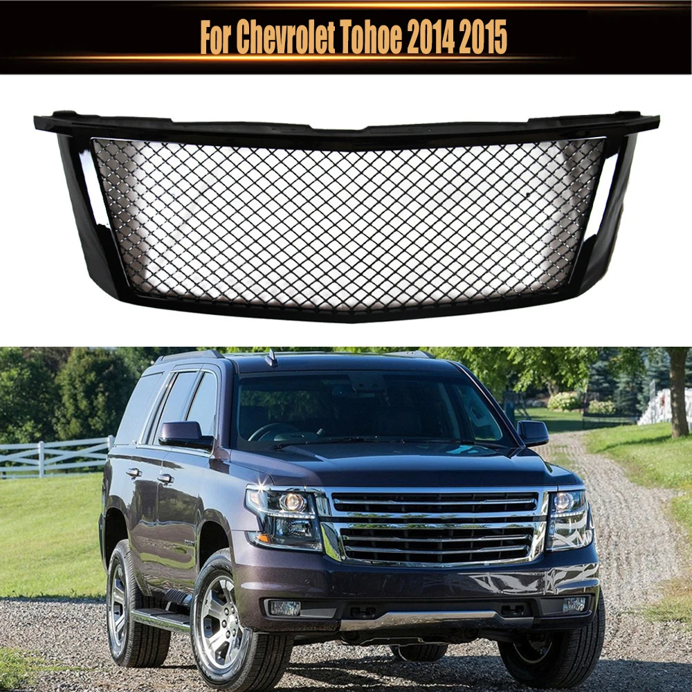 

Front Bumper Grill Hood Grille Auto Racing Car Grills High Quality Direct Replacement Grille For Chevrolet Tohoe 2014 2015