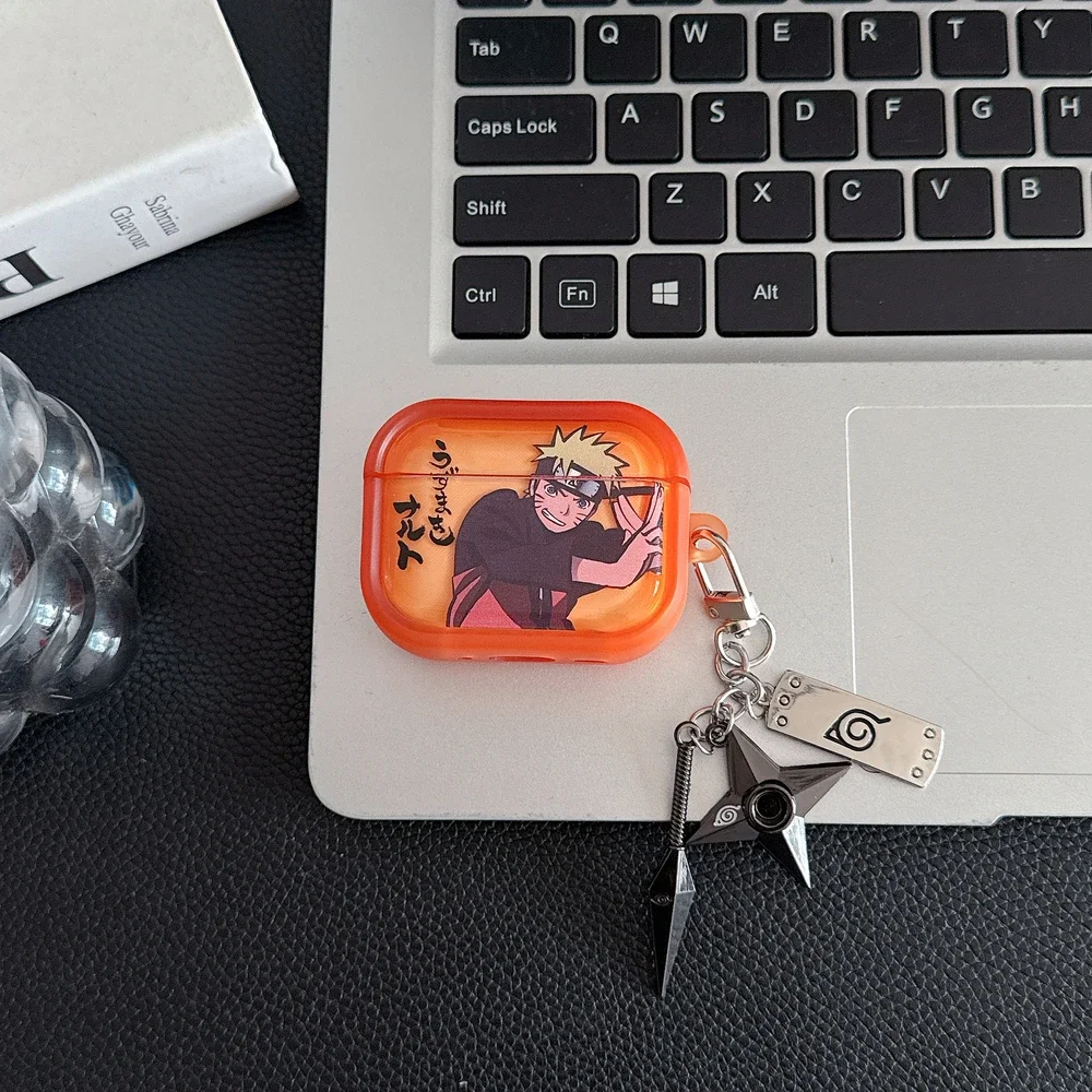 Чехол для наушников с изображением персонажей аниме N-NARUTOS Uzumaki и Itachi для Airpods 4, 2, 3, 1 Pro, 3, 2, защитный чехол для беспроводных Bluetooth-наушников. (art.: 3920db12e8330) - 3920db12e8330