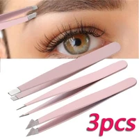 3pcs stainless steel eyebrow clip