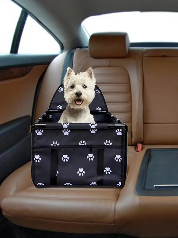 

Car Pet Seat Puppy Car Elevated Seat Dogs Cats Waterproof And Breathable Holder Suitable For Small And Medium Pets Upgraded