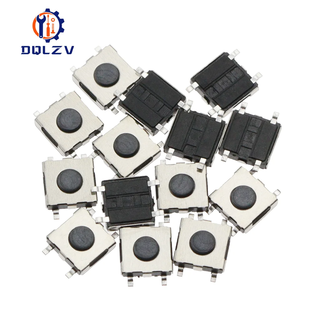 

50/4,5 шт. 1,5 * сенсорный переключатель 4-контактный SMD Micro/Key Switch Contact x мм