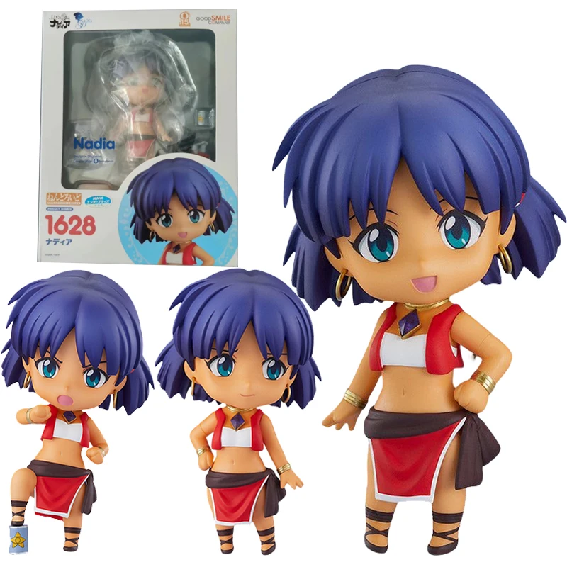 

Оригинальная аниме-фигурка NENDOROID Nadia La Arwall The Secret of Blue Water, модель модели с хорошей улыбкой ГК 1628