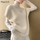 Повседневный Свободный пуловер, женский свитер, жилет, осенний Новый вязаный жилет с V-образным вырезом, свитер, жилет, винтажная трикотажная одежда без рукавов, топы 11318