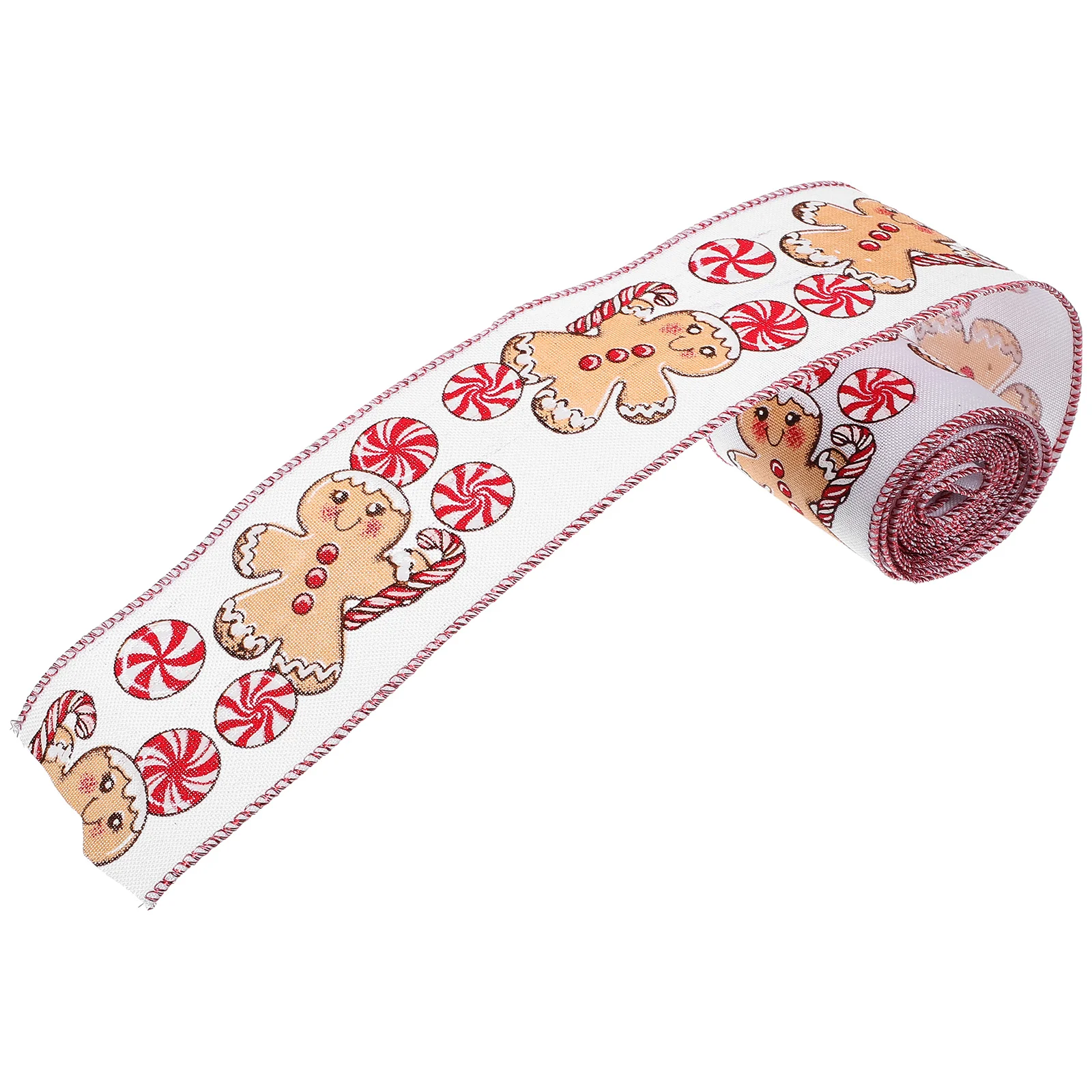 

1 Roll of Christmas Theme Crafts DIY Ribbon Multi-use Ribbon Delicate Ribbon