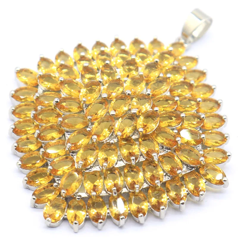 Цитрин из бисера 65x58 мм