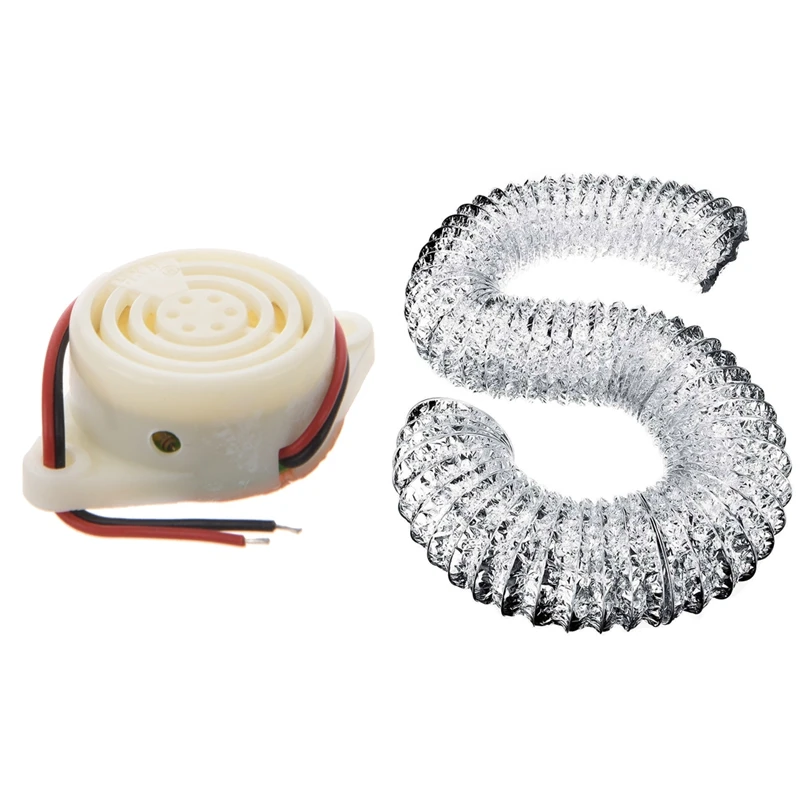 

SFM-27 DC 3-24V 12MA промышленный непрерывный звуковой электронный зуммер с 4-дюймовой трубкой вентилятора 100 мм ПВХ алюминиевая трубка